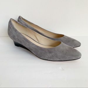 NWOT Cole Haan Suede Pointed Toe Wedges Sz 9B